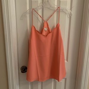 JCREW NWT scalloped tank top